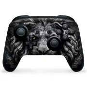 Nintendo Switch Pro Controller Skin Decal Vinyl Wrap - Lions Head Doorknocker