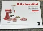 KitchenAid Stand Mixer Attachment Food Grinder Plastic White KSMFGA New