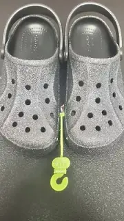 Crocs Kids' Shoes - Baya Glitter Clogs, Sparkly Shoes for Unisex Size J 3 New