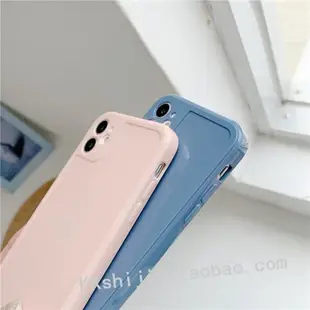 簡約純色相框設計蘋果13 iphone11/12pro max防摔手機殼8pXS/14軟