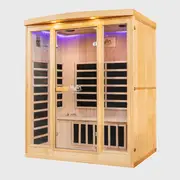 [Kylin Sauna] Kylin Sauna - Low EMF Carbon Infrared Sauna Room 3 Person QD-D3