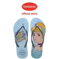 在飛比找momo購物網優惠-【havaianas 哈瓦仕】拖鞋 女鞋 夾腳拖 迪士尼 仙