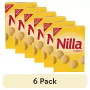 (6 pack) Nilla Wafers Cookies, Vanilla Wafers, 11 oz