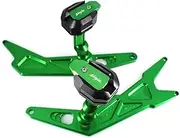 Motorbike Crash Slider for Kawasaki Ninja 300 250 2013-2016 Motorcycle Fairing Guard Crash Pad Frame Slider Anti-Collision Device Falling Protection Crash Pad (Color : Green)