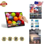 14.1'' Portable Touchscreen Monitor with 10-Point FHD Display and Kickstand