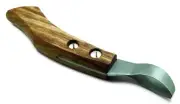 Hoof Knife 7.5" End Medium Wooden Handle Farrier Tools Premium Instruments