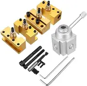 Tools Various Tools Quick Change Post Holder Kit Set Boring Bar Turning Tool Holder for CNC Mini Lathe