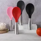 Stand-up Stainless Steel Serving Spoons Rice Paddle Rice Scooper Spatula