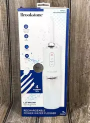 Brookstone Water Flosser Rechargeable Power Flossing Teeth Dental Care NEW