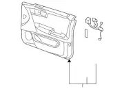 Genuine GM Light Titanium Front Driver Side Door Trim 20835743