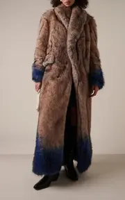 [Coperni] Dip-Dyed Vegan Fur Coat