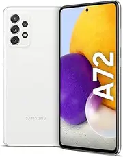 [Samsung] Galaxy A72 Dual-SIM 256GB + 8GB RAM (GSM Only | No CDMA) Factory Unlocked 4G/LTE Smartphone (Awesome White) - International Version
