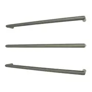 Radiant SBRTR-800 Heated/Non-Heated Single Round Towel Rail - 800mm - Gun Metal Grey (1 Piece)