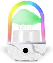 Aromatherapy Essential Oil Diffuser Rainbow Rain Cloud Micro Humidifier Water Dr