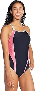 [Speedo] Women's Powerflex eco Free Racer one Piece Swimsuit