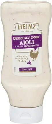 Heinz Seriously Good Aioli Squeezy 500ml x 1