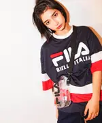 『HANSAN』 FILA PVC 透明側背小包 閨蜜包 中性款