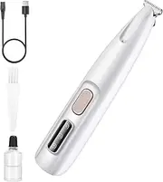 Gwtdtoad Cat Paw Hair Cutting Tool - Puppy Paw Pad Trimmer Waterproof,LED Lights Rechargeable Cat Paw Face Hair Precise Shaver