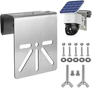 Stainless Steel Gutter Mount for Security Cameras - Universal Mounting Bracket Without Drilling, Rustproof & Weatherproof, Compatible with IP Cameras, Solar Cameras and CCTV Systems
