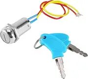2 Wire Key Ignition Switch Locking Keys Lock for Electric Scooter ATV Moped Kart Ignition Switch Universal Ignition Switch