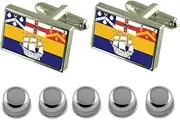[Select Gifts] Shirt Dress Studs Sydney City Australia Flag Cufflinks