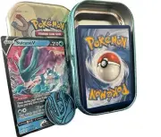 Pokemon Cards 20x Card Mini Tin Gift Bundle & Ultra Rare Coin Bulk Bundle Joblot