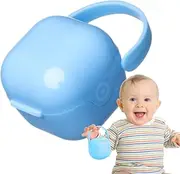 Pacifier Case, Portable Pacifier Storage Box, Outdoor Pacifier Nipple Case, Pacifier Holder Case, Pacifier Container For Travel, Travel Pacifier Case, Pacifier Storage Box For Babies, Nipple Ho, blue,