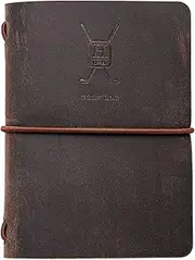Handy Picks Leather Golf Log Book, Handmade n Refillable, Golf Log n Yardage Book Included