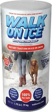 Walk on Ice Instant Grip Snow & Ice, Prevent Slips & Falls, Safe for Kids, Pets