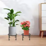 Plant StandStanding Heavy Duty Round Metal Stable Indoor Plants Backyard