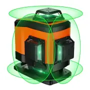 4x360° Laser Level 360 Self Leveling, 16 Line Laser Leveler for Constructio