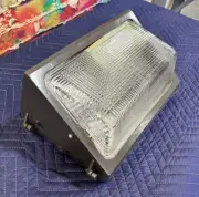 Outdoor Commercial Yard Light DW1670 Metal Halid Bulb 120v Glass Lens NEW $256