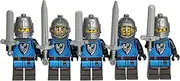 LEGO Knight Mini Figures Hawk Knight Lion Knight Figures Black Falcon Knights (5 Hawk Knights (Grey), Multicoloured