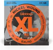 D'Addario Electric Guitar Strings Regular Light Gauge Round Wound EXL110