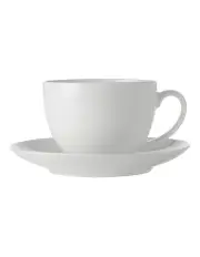 [Maxwell & Williams] White Basics Cup & Saucer 280ml in White