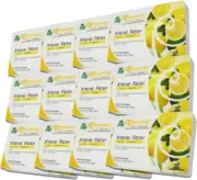 Pack of 12 TreeFrog Xtreme Fresh Under Seat Natural Air Freshener - Lemon