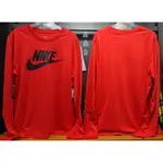 2019 九月 NIKE AS M ICON FUTURA TEE 大勾 長袖 黑紅 大學T CI6292-657