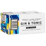 23rd Street Signature Gin & Tonic Can 300mL