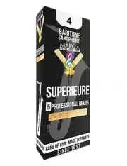 1 box of Baritone saxophone Marca Superior reeds 4