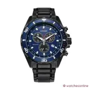 Citizen Eco-Drive Weekender Mens Chronograph Stainless Steel Watch AT2518-56L