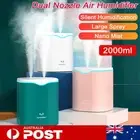 2L Air Humidifier USB Oil Essential Diffuser Ultrasonic Cool Mist Steam Purifier