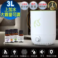 在飛比找PChome24h購物優惠-Warm上加水大霧量精油負離子超音波水氧機W-330