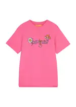 Off-white Kids Funny Flowers Printed Cotton T-shirt (12-14 Years) - Pink - 14YR (14 Years) 14YR (14 years)