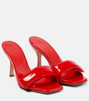 [Gia Borghini] Gia Borghini Alodie patent leather mules AU 5.5 red