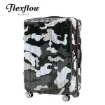 FLEXFLOW 黑迷彩 里昂系列29吋 智能測重防爆拉鍊旅行箱