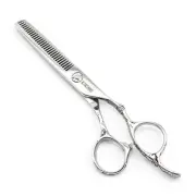 6 Inch Professional Barber Scissors - Hair Thinning Scissors with 440C Blade,...