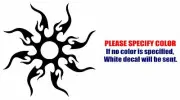 Tribal Sun Circle JDM Funny Vinyl Decal Sticker Car Window Bumper Wall Laptop 6"