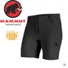 【MAMMUT Runbold Shorts 女《石墨灰》短褲】1020-09921-0121/長毛象/UPF40+/彈性透氣/防潑水