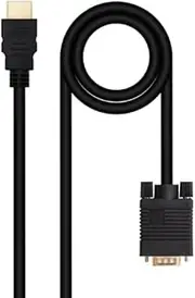 Velocraze HDMI to VGA Converter, Convert Digital HDMI Signals to VGA Analog Signals, 6ft Cable, Compatible with Various Screens and Projectors