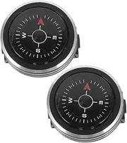 Sosoport 2pcs Removable Watch Compass Hiking Compass Small Compass for Hiking Handheld Compass Pocket Sized Compass Pocket Compass for Men Watch Band Compass Aluminum Alloy Black